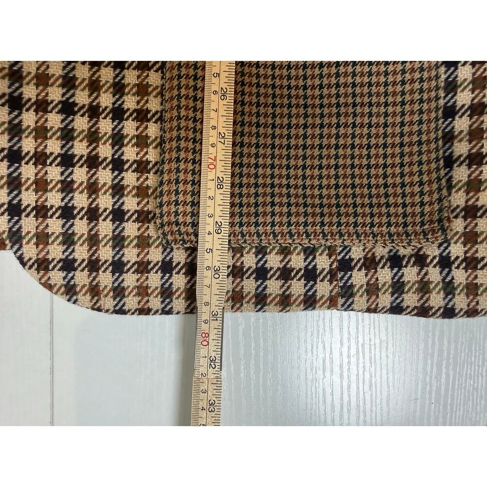 Steve Madden Carolina Oversized Blazer, Brown Plaid, NWT - Picture 12 of 14